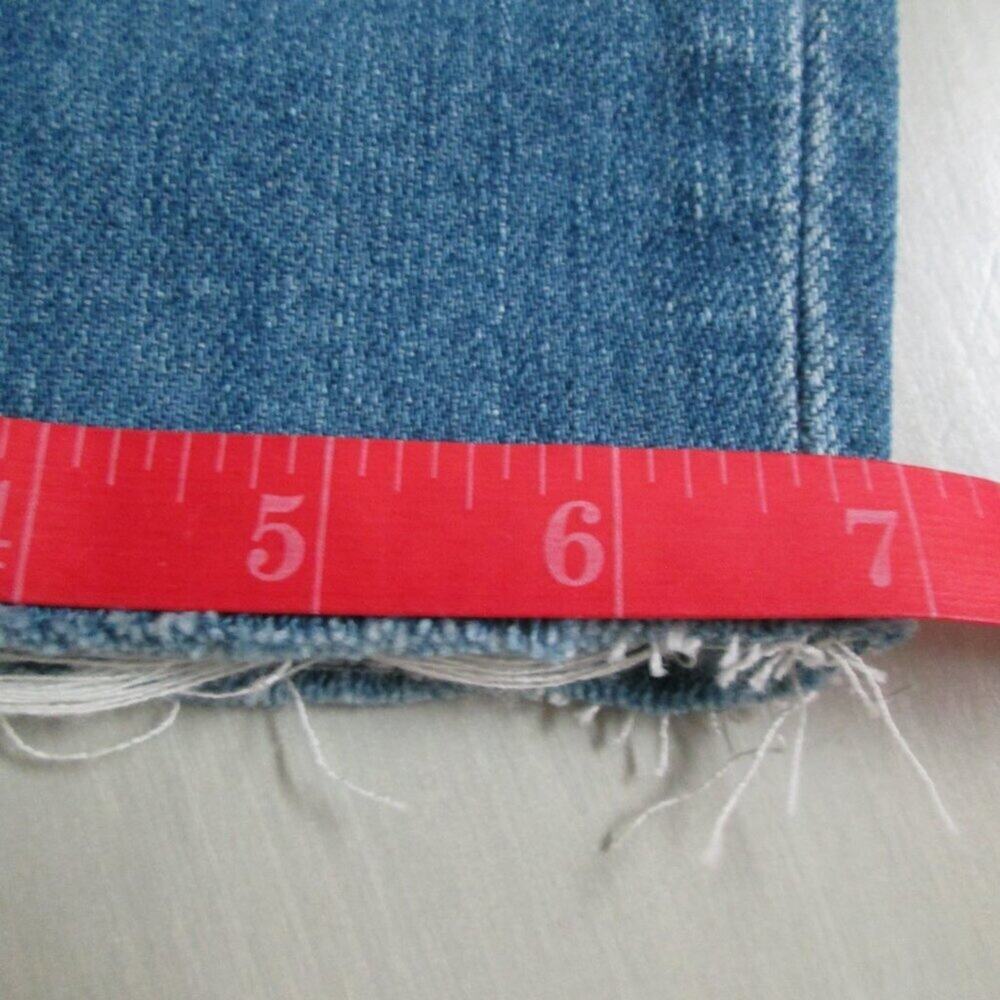 Women's L'Agence Medium Wash Denim Jeans- Raw Hem-Size 25 preowned-GUC - Picture 15 of 15
